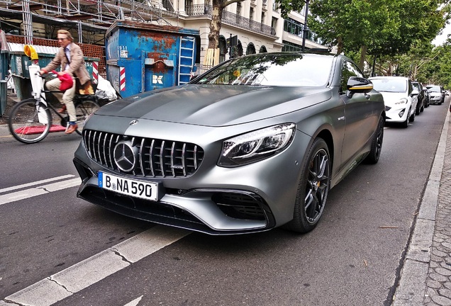 Mercedes-AMG S 63 Coupé C217 2018 Yellow Night Edition