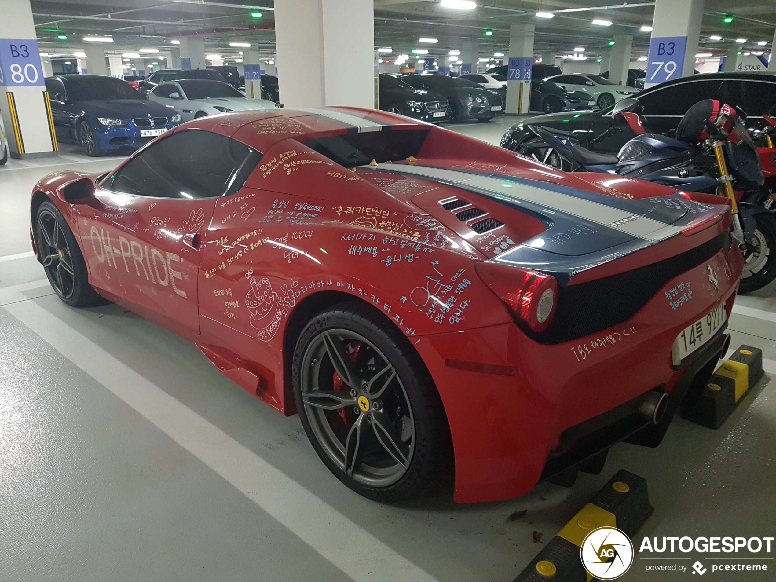 Ferrari 458 Speciale A is behoorlijk onder gekliederd