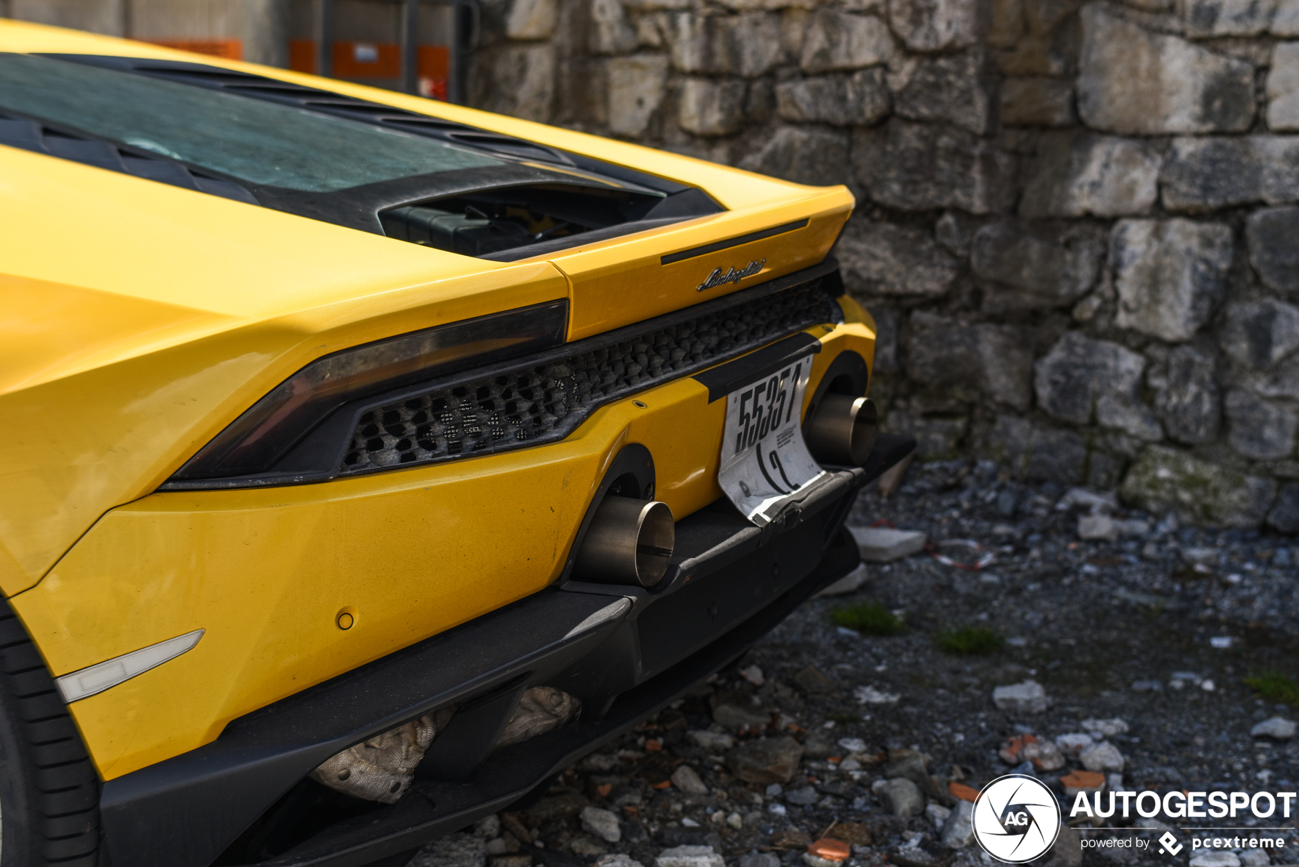 Lamborghini Huracán LP640-4 EVO Mule gespot op de Stelvio