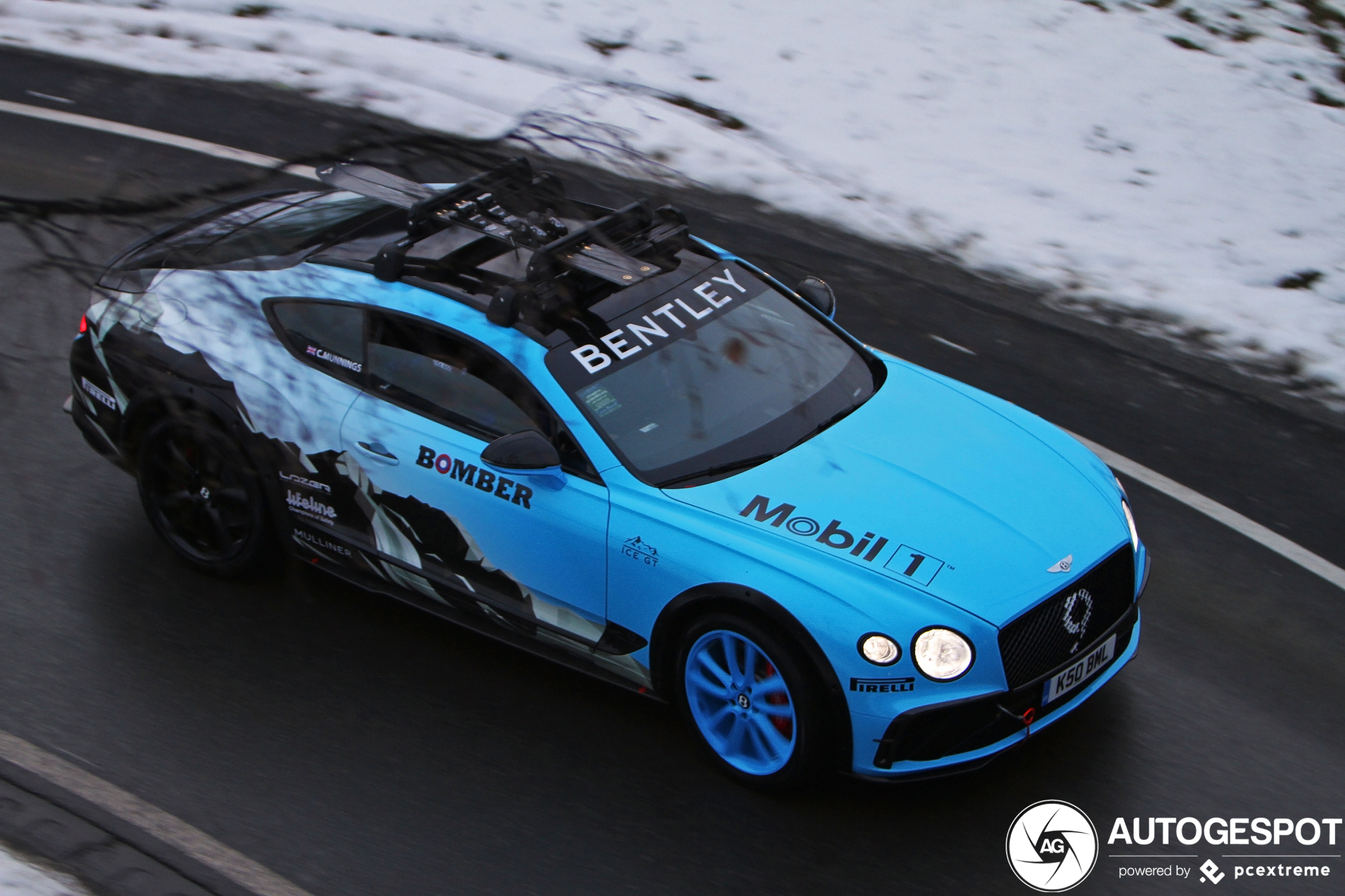 Gespot: Bentley Continental GT GP Ice in levende lijve