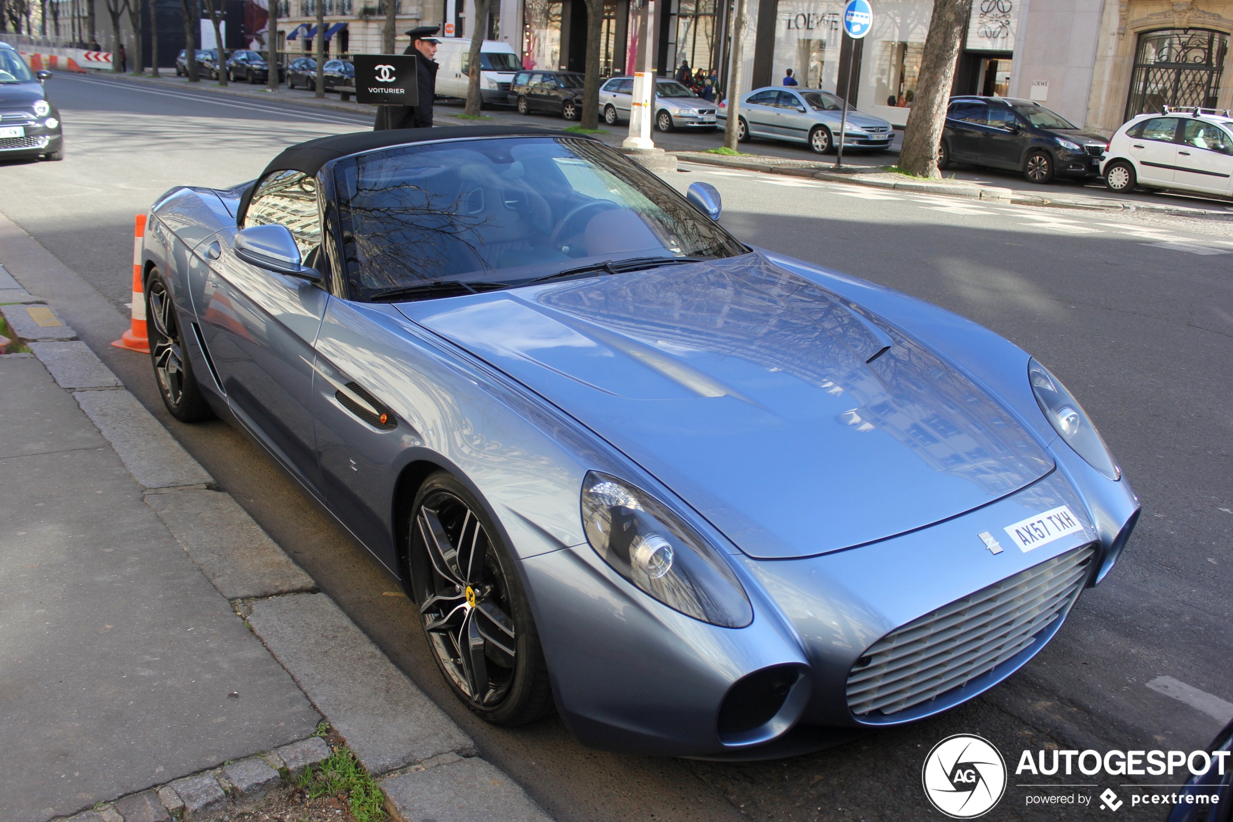 Unieke Ferrari 599 GTZ Nibbio Zagato Spyder duikt op in Parijs