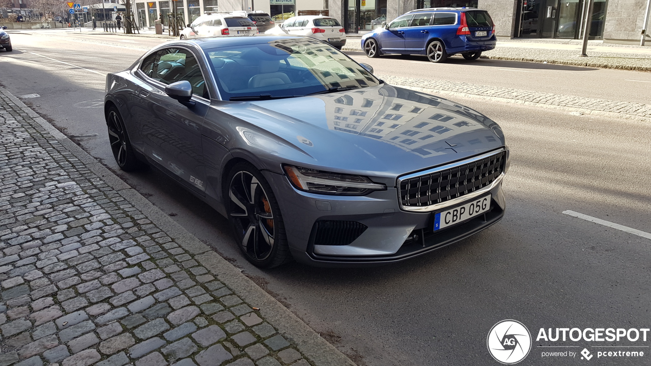 Polestar one starts to appear in the streets.