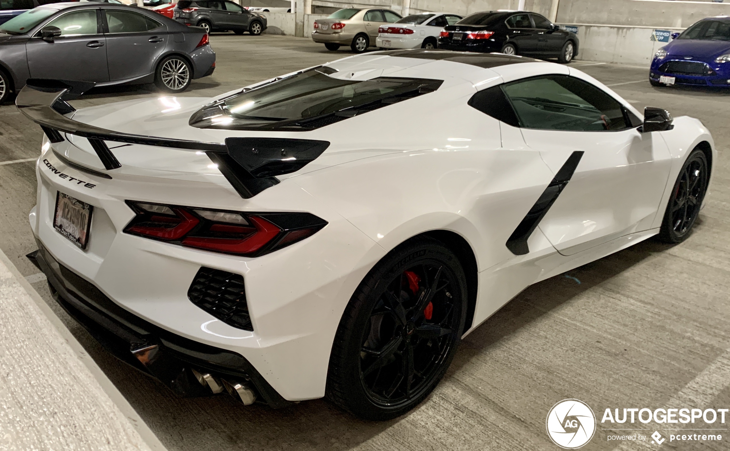 Gespot in Dublin: Chevrolet Corvette C8