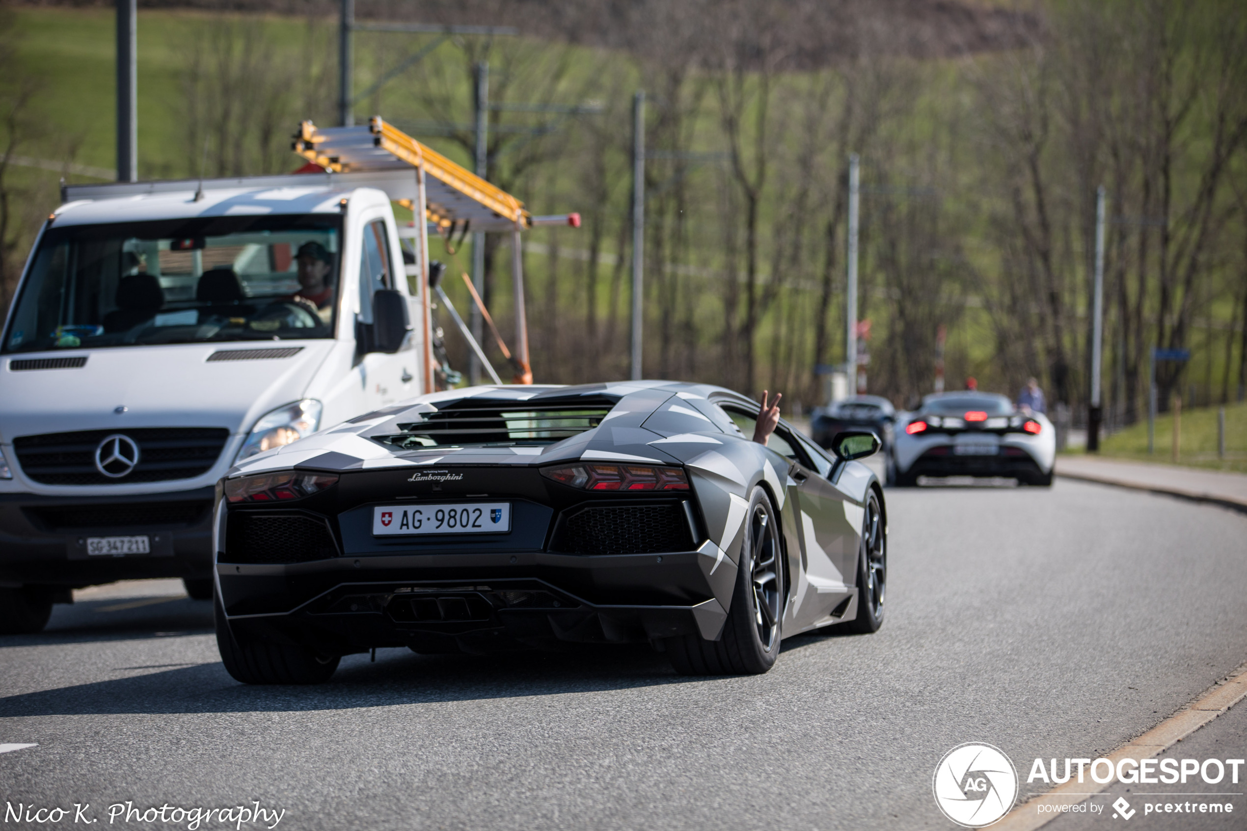 Lamborghini Aventador heeft een stoere wrap