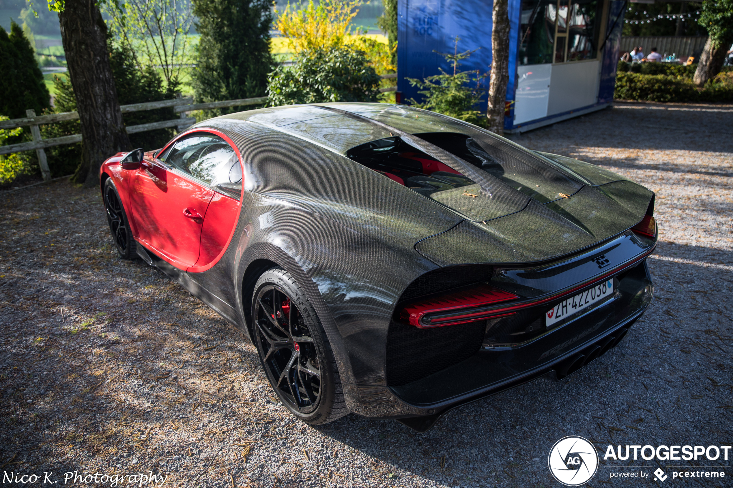 Gespot: prachtige Bugatti Chiron Sport