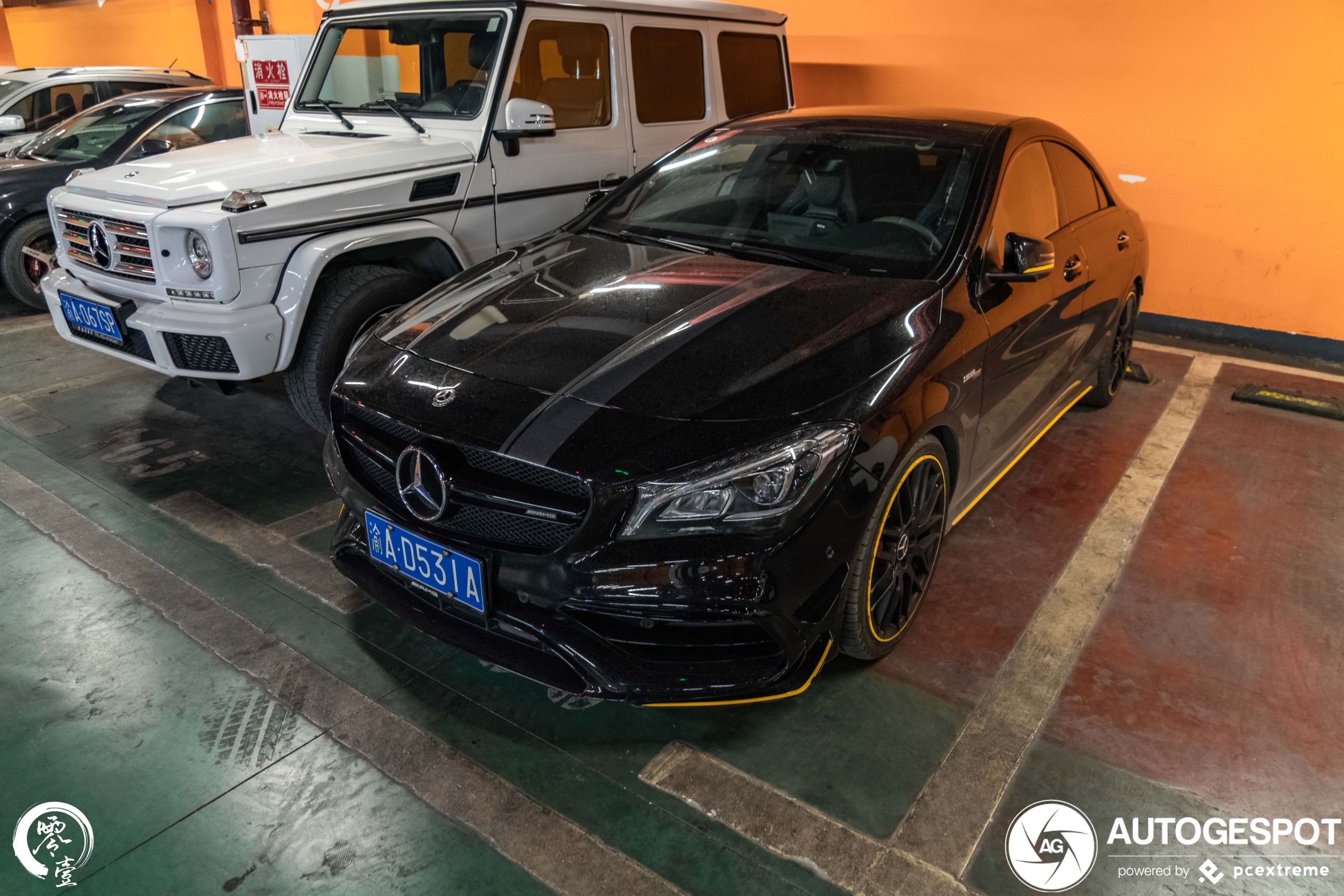 Mercedes-AMG CLA 45 C117 Yellow Night Edition