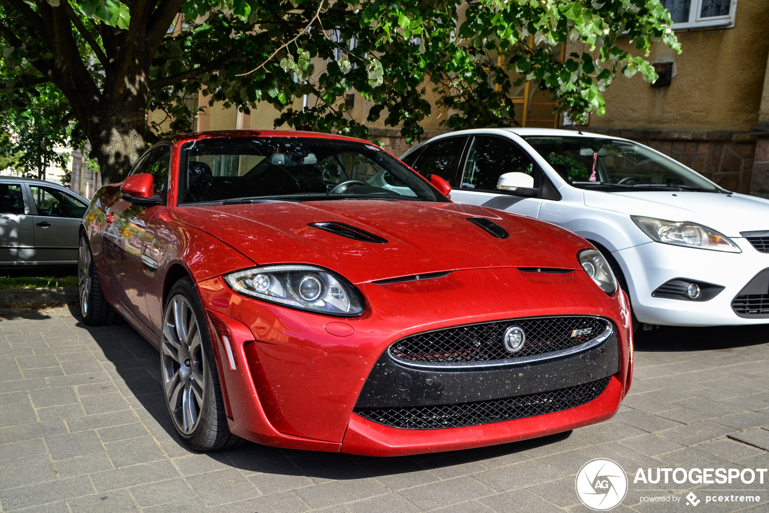 Jaguar xkr store front bumper