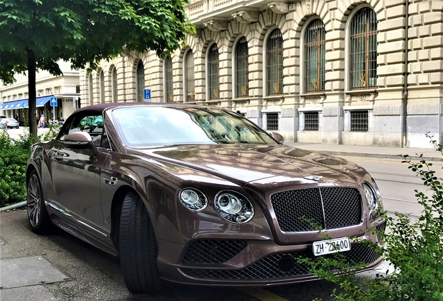 Bentley Continental GTC Speed 2016