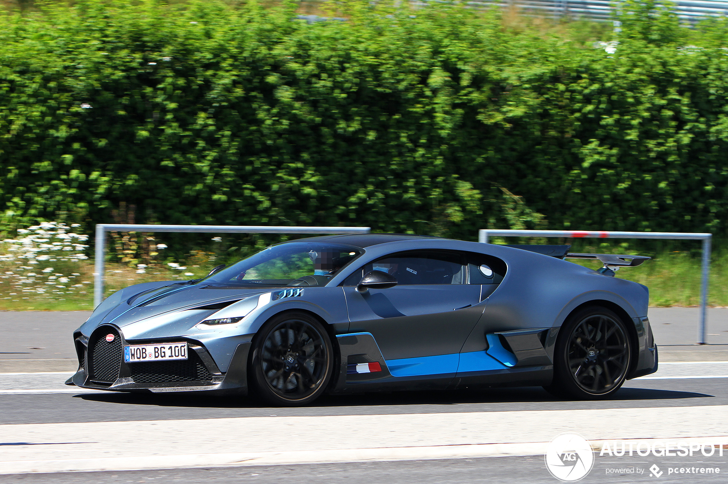 Bugatti Divo captured testing at the Nürburgring 