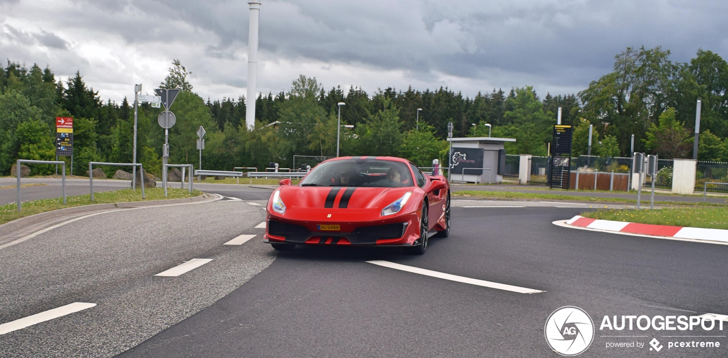 Weer een sloot aan Ferrari's 488 Pista gespot