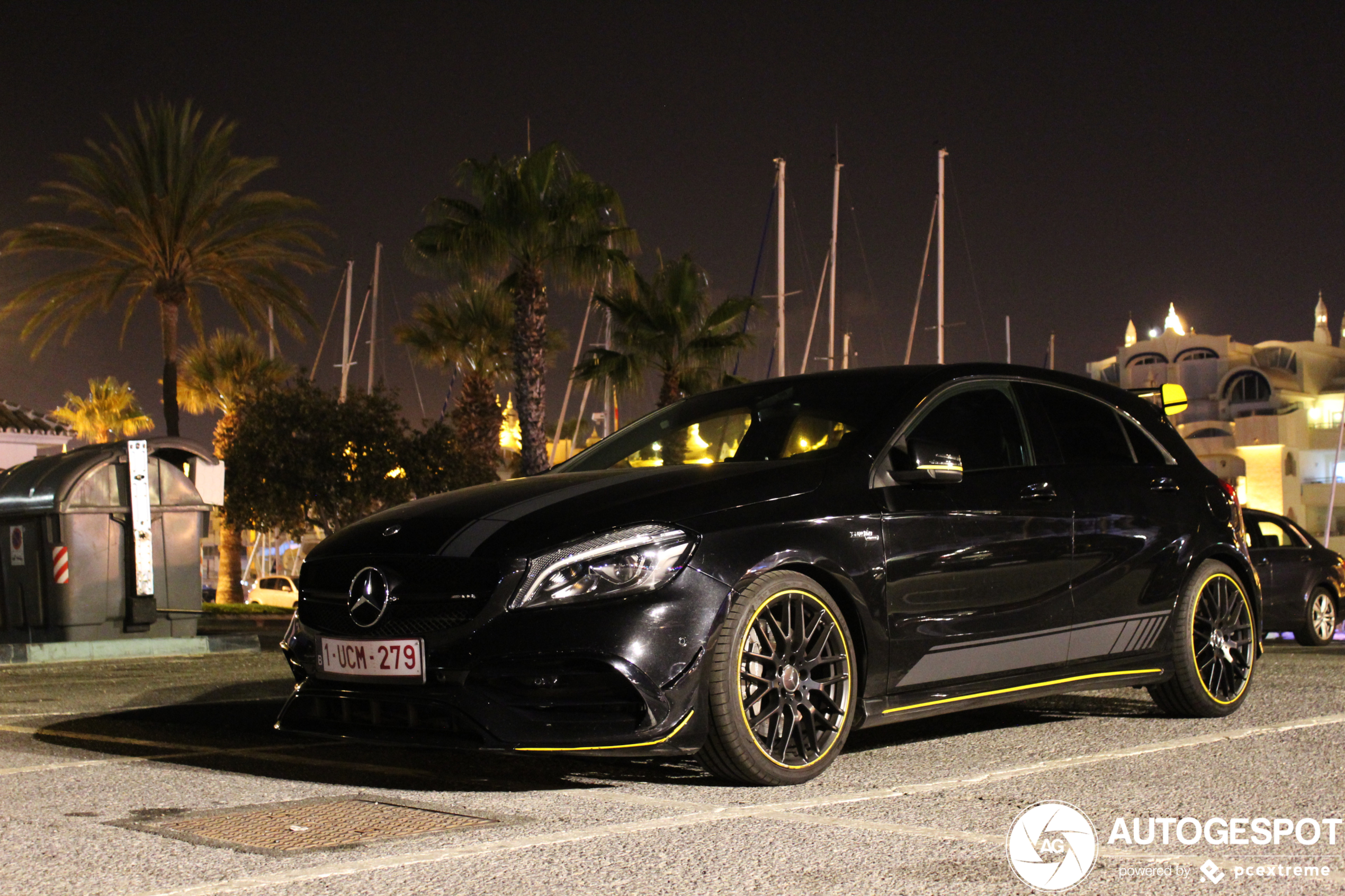 Mercedes-AMG A 45 W176 Yellow Night Edition