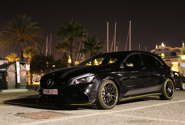 Mercedes-AMG A 45 W176 Yellow Night Edition