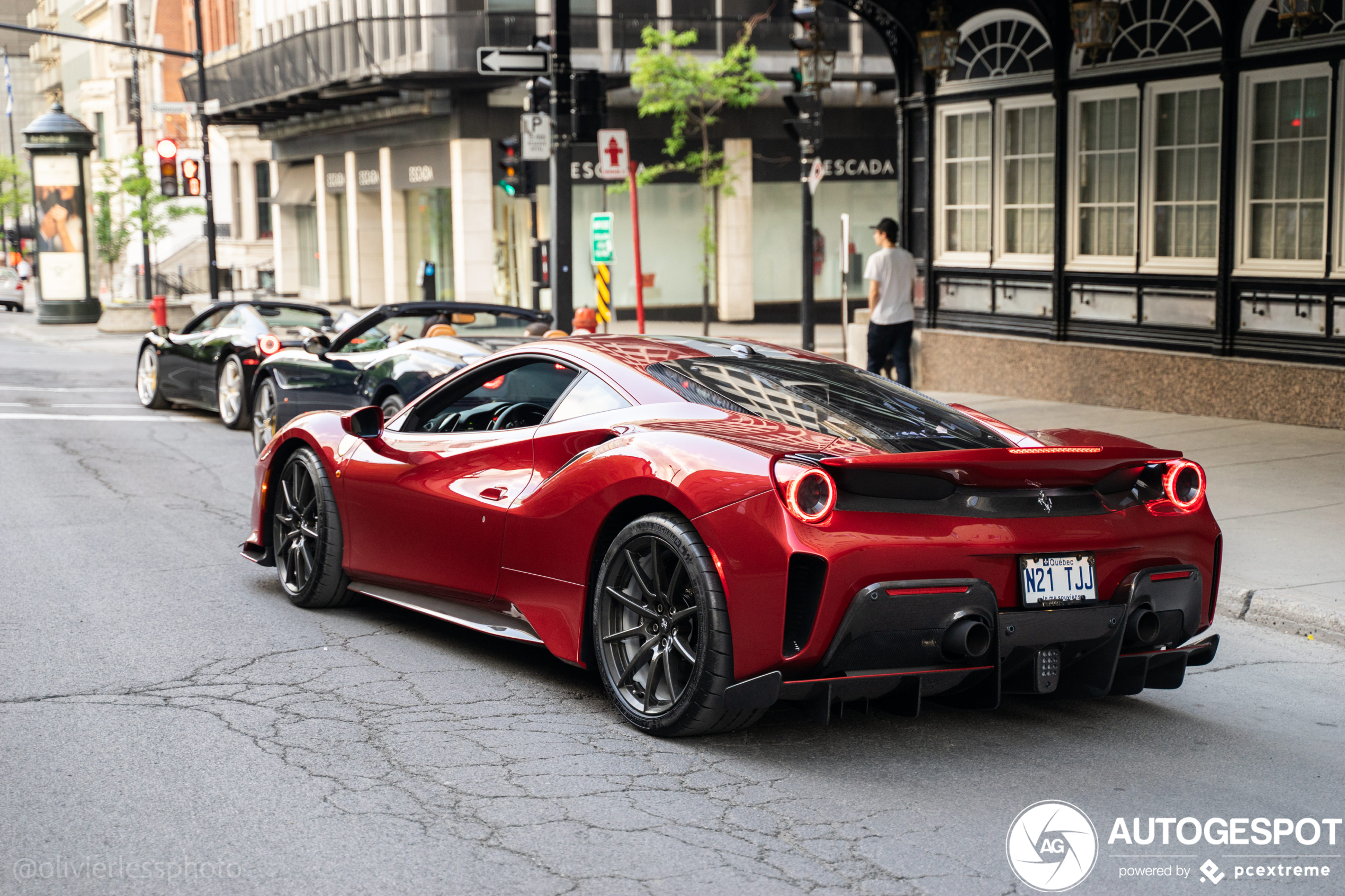 Ferrari 488 Pista blijft aan de lopende band gespot worden