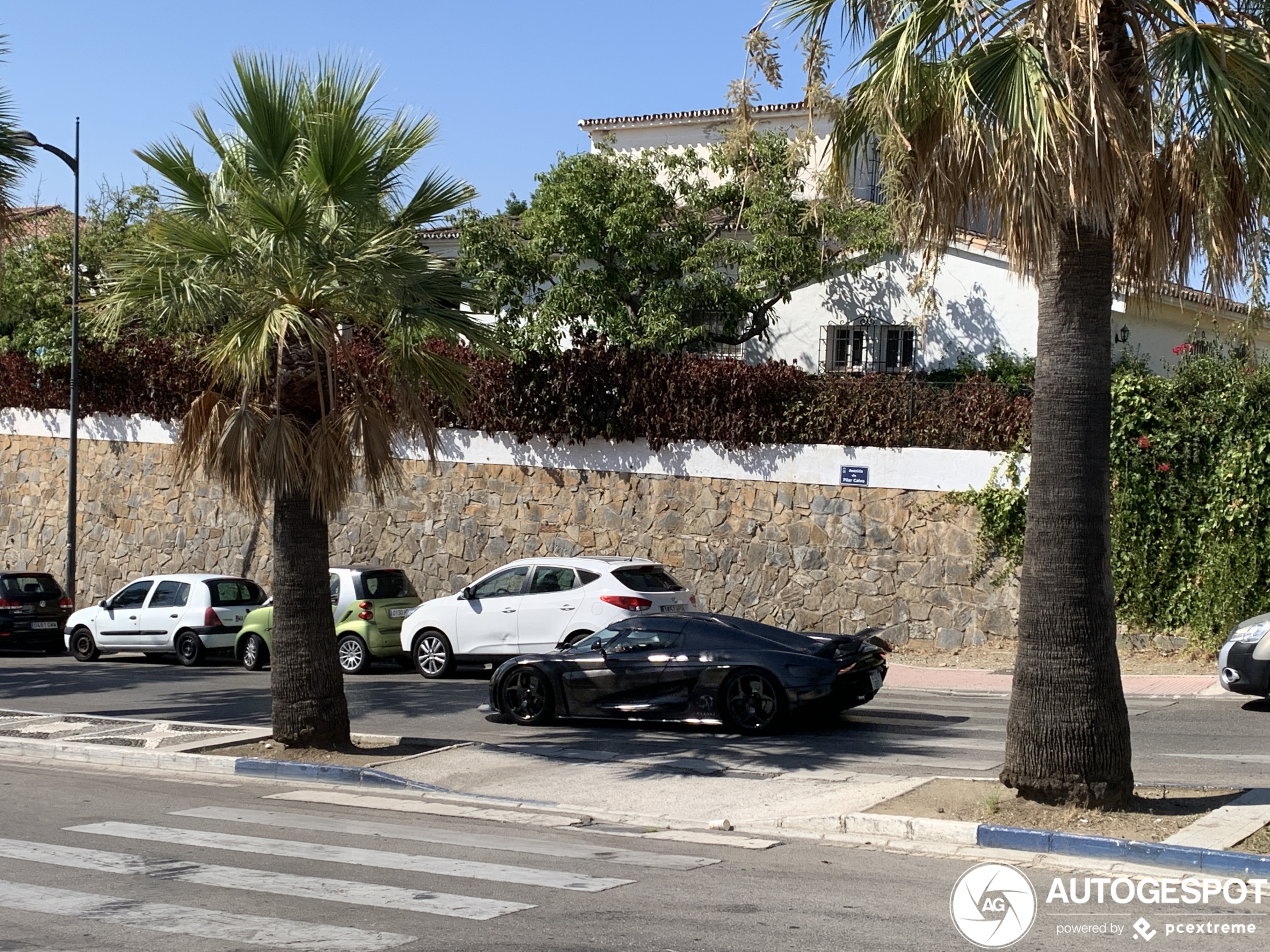 Koenigsegg Regera stuift voorbij in Marbella
