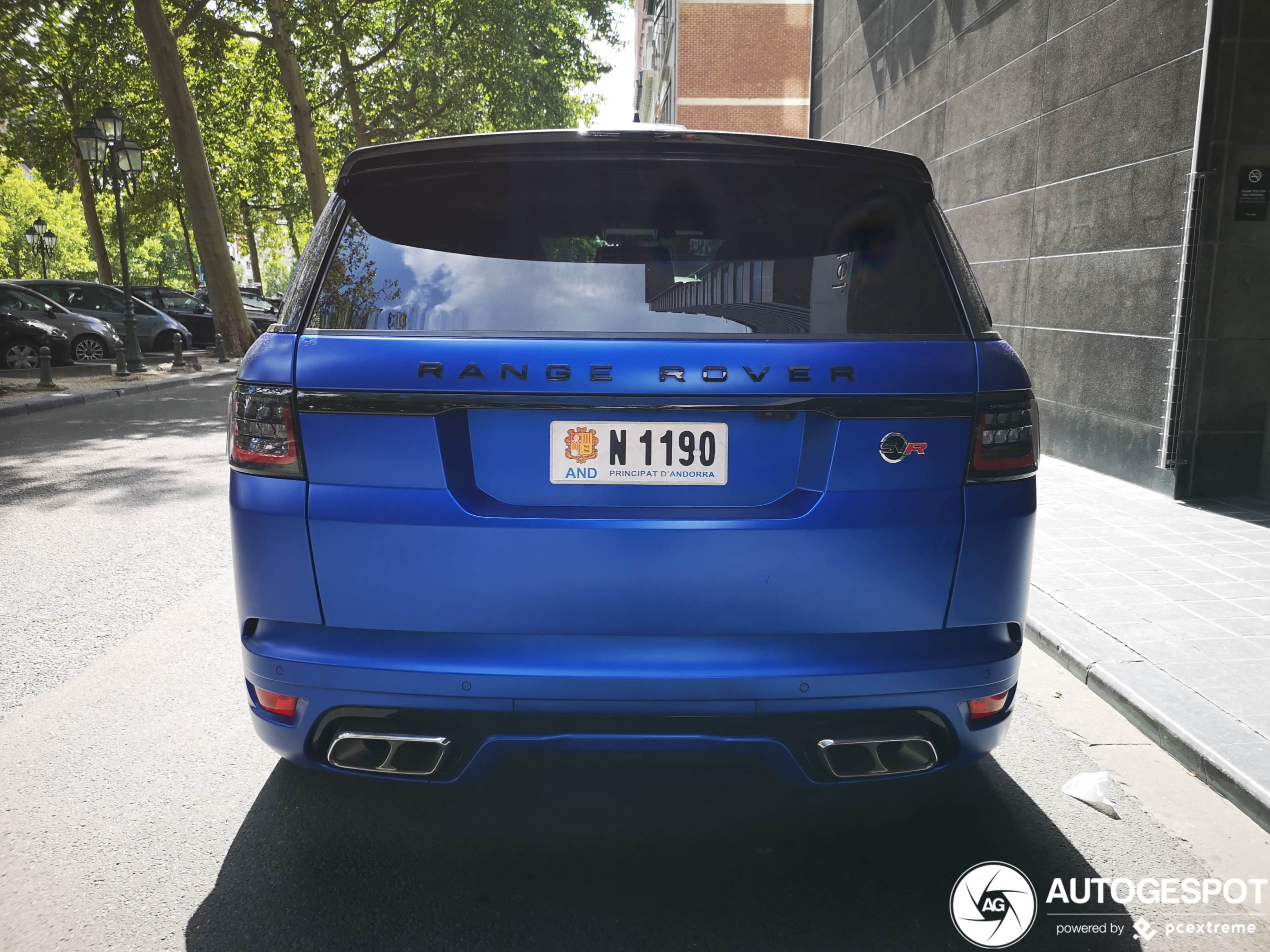 Land Rover Range Rover Sport SVR 2018