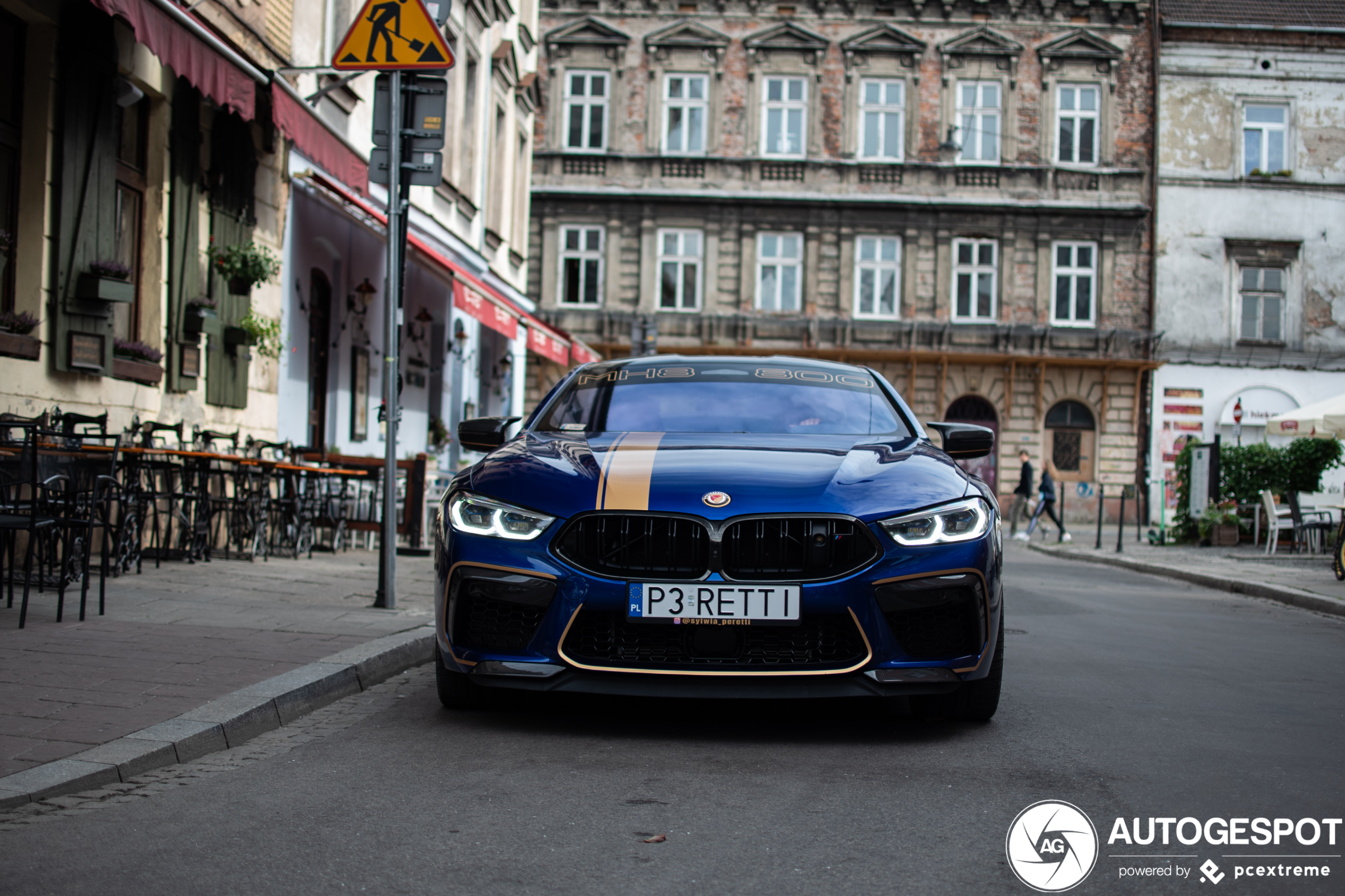 Tegen deze BMW M8 wil je het niet opnemen