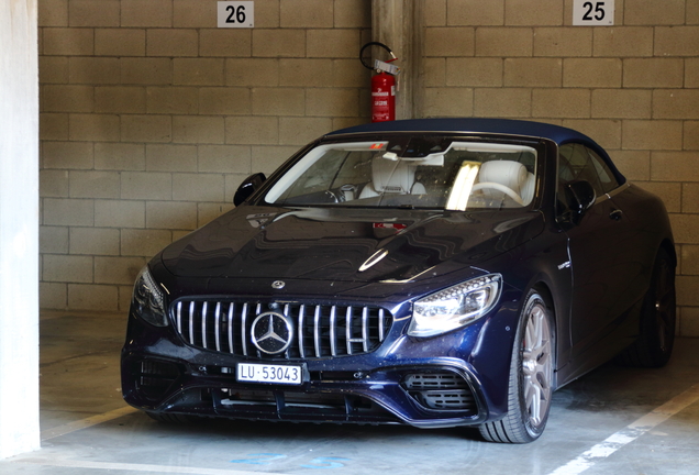 Mercedes-AMG S 63 Convertible A217 2018