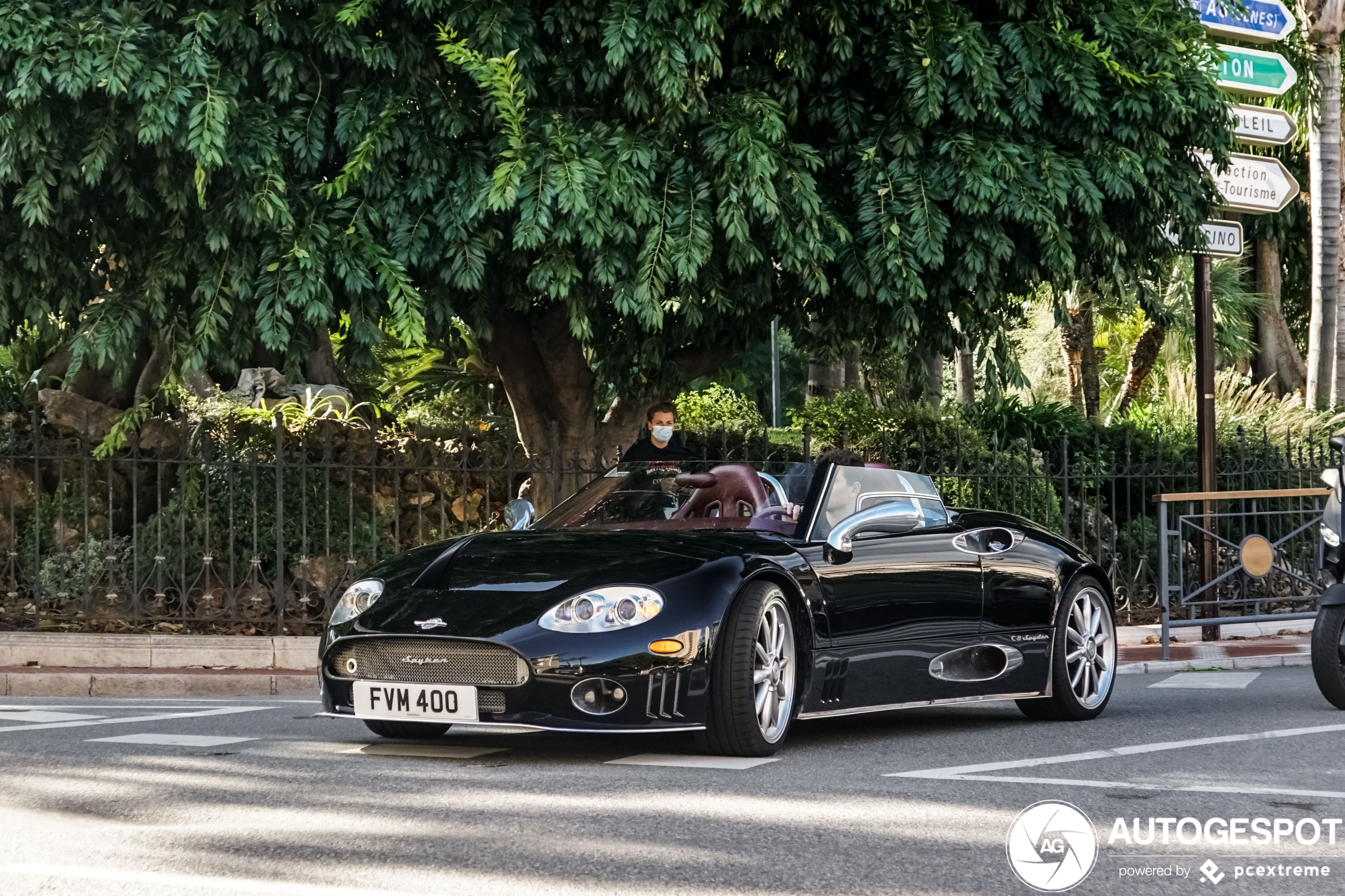 Spyker C8 Spyder SWB past nog wel bij Monaco