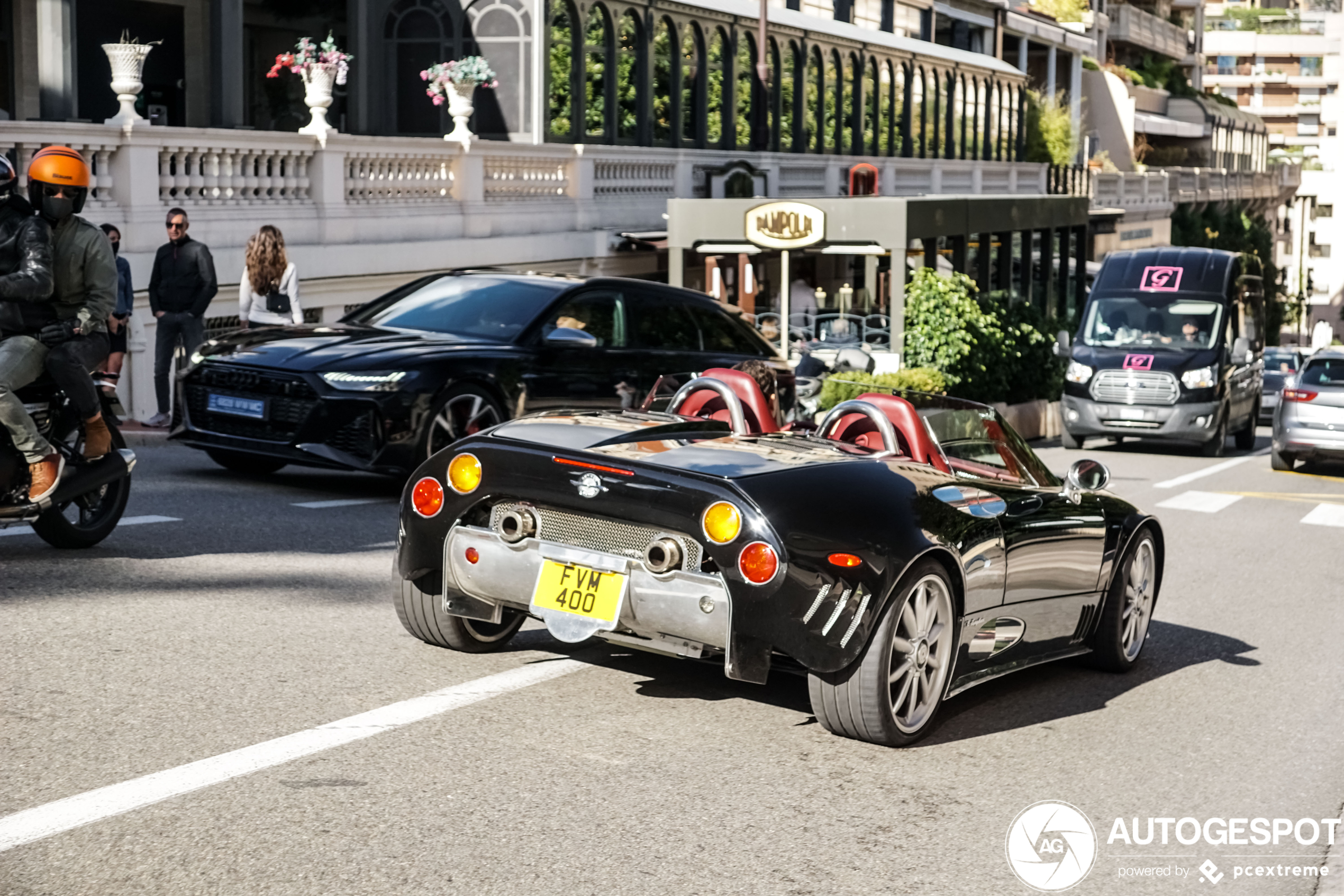 Spyker C8 Spyder SWB past nog wel bij Monaco