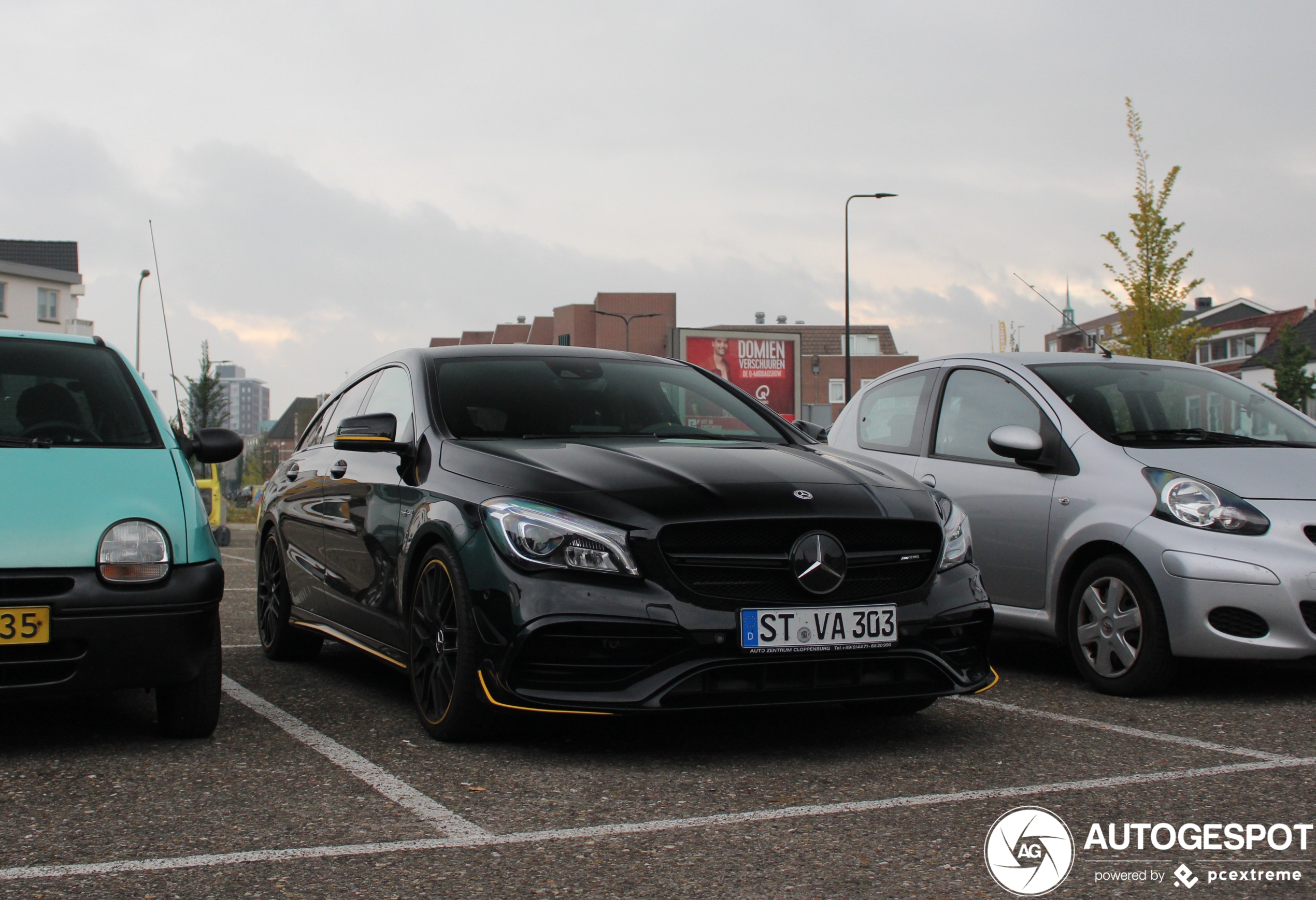 Mercedes-AMG CLA 45 Shooting Brake X117 Yellow Night Edition