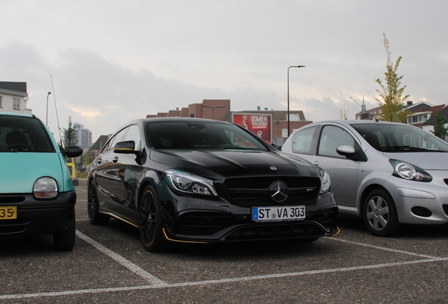 Mercedes-AMG CLA 45 Shooting Brake X117 Yellow Night Edition