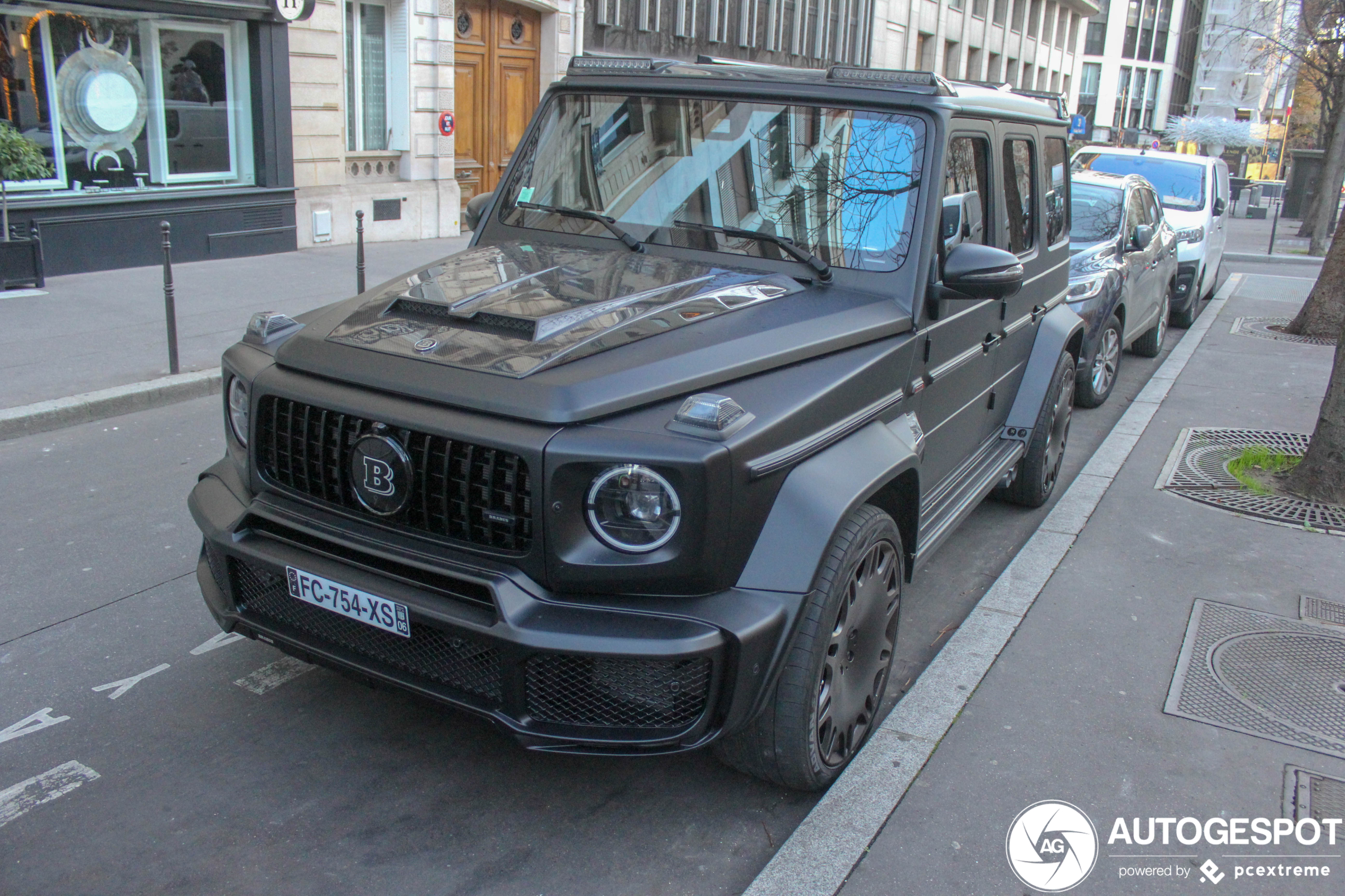 De kleur was op bij deze Brabus