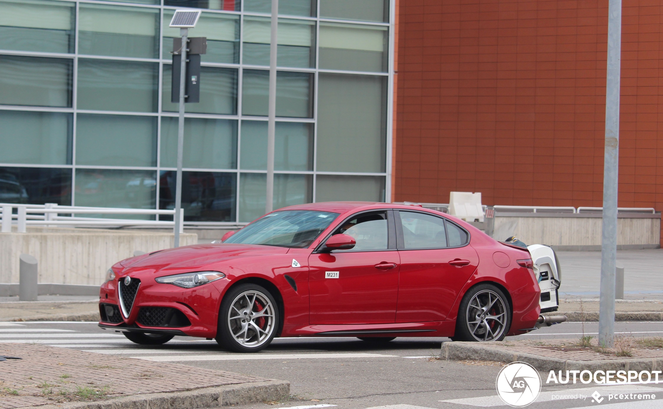 Alfa Romeo Giulia wordt getest op emissies