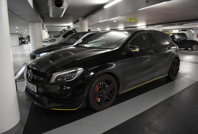 Mercedes-AMG A 45 W176 Yellow Night Edition