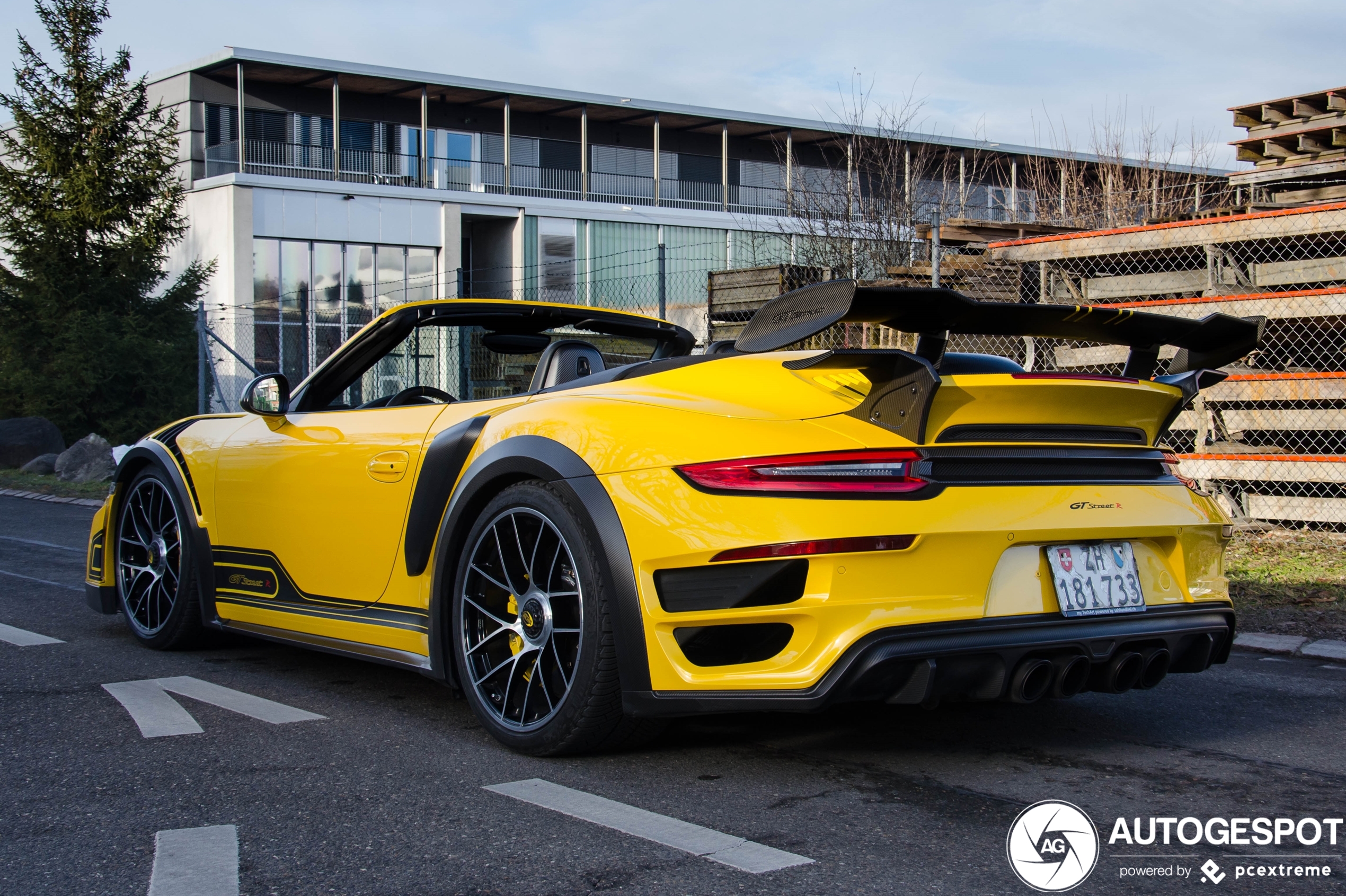 Porsche 991 Techart GT Street R Cabriolet is een monster