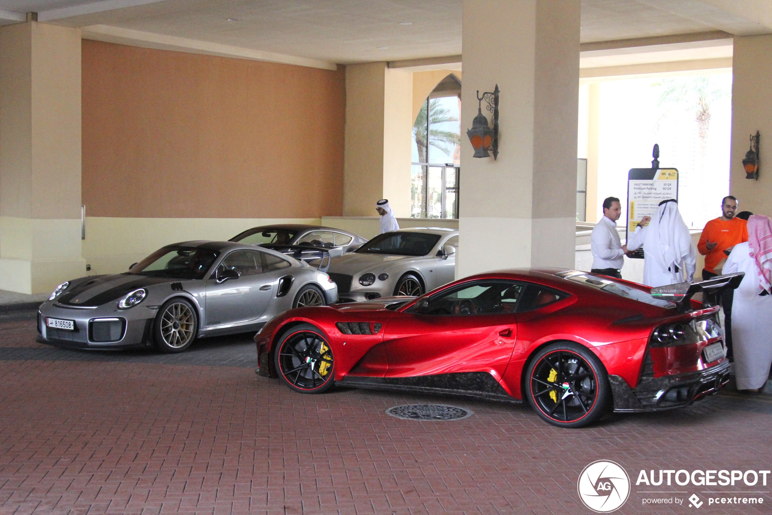 Ferrari 812 Superfast Mansory Stallone in Qatar aangekomen