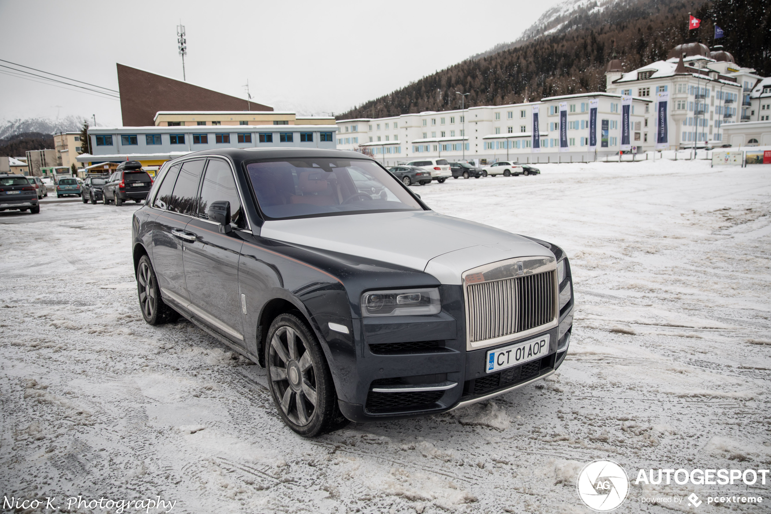 Rolls-Royce Cullinan heeft geen moeite met de sneeuw