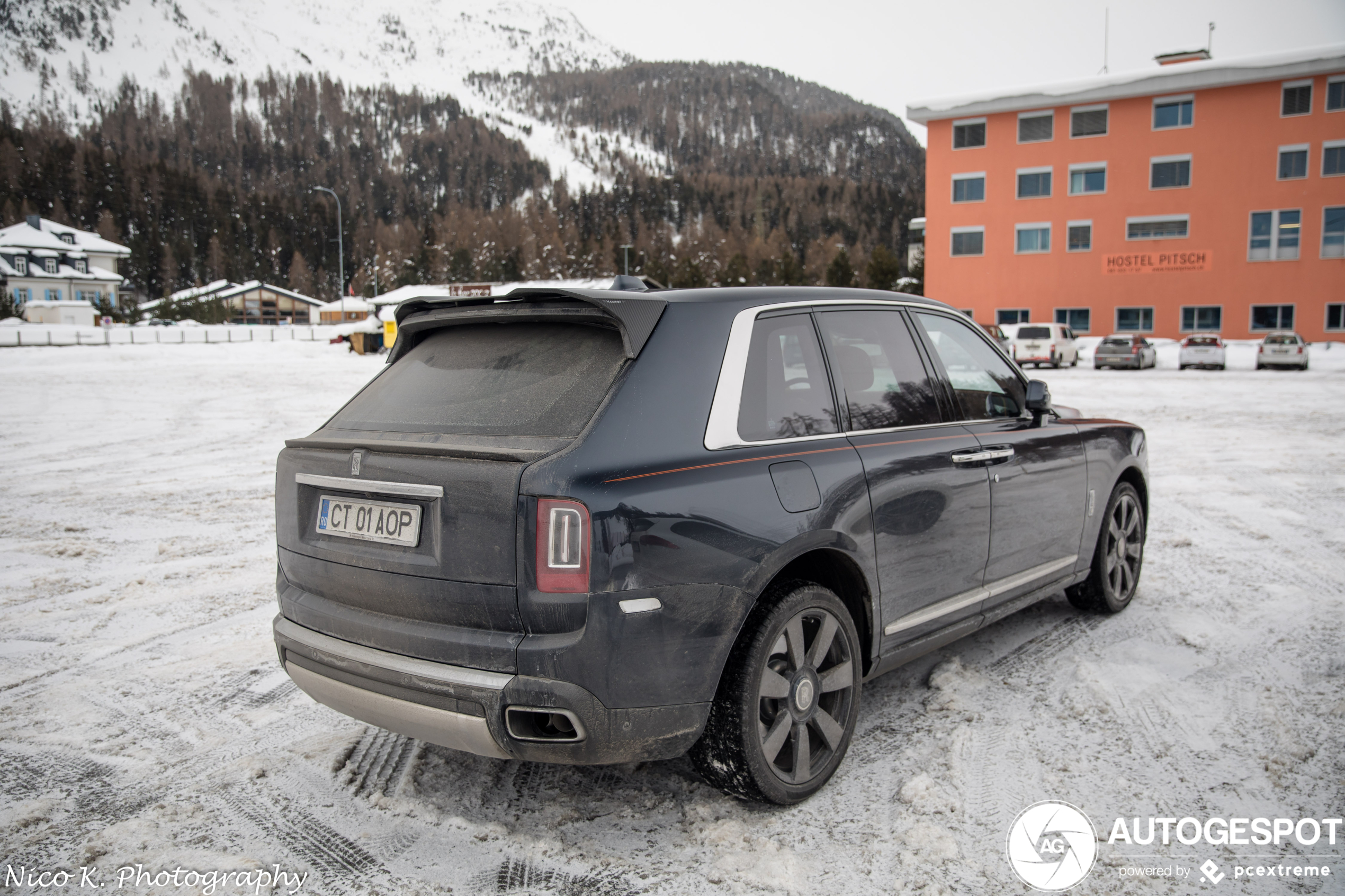 Rolls-Royce Cullinan heeft geen moeite met de sneeuw