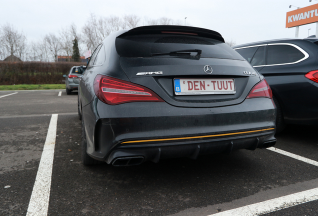 Mercedes-AMG CLA 45 Shooting Brake X117 Yellow Night Edition