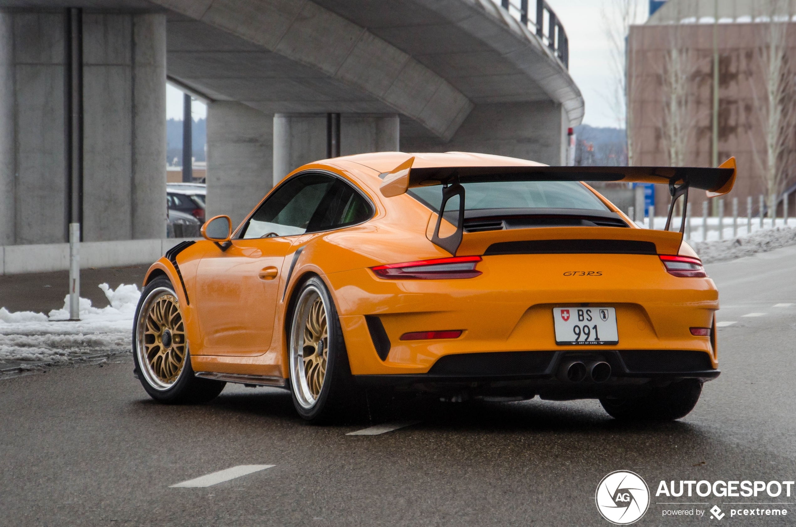 Porsche 991 GT3 RS MkII laat zich niet kennen door de kou