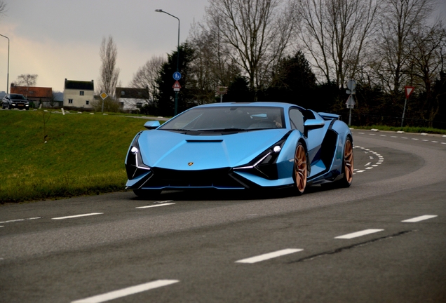 Car Spotters Go Wild As The First Lamborghini Sian Hits London's Streets