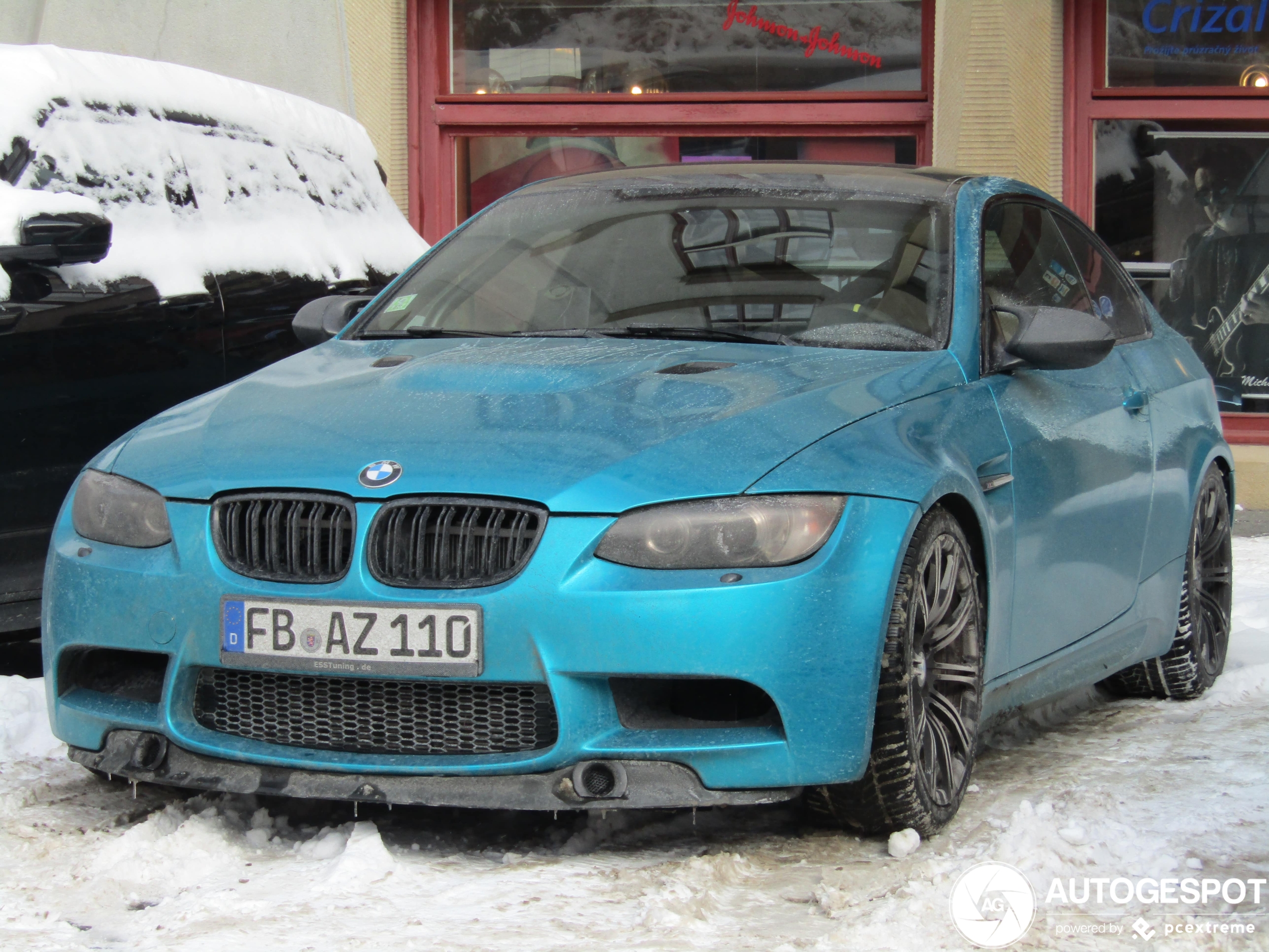 Bodykit passend für BMW E92 Coupe, Lack Saphirschwarz 475 Heck Spoiler  tuning