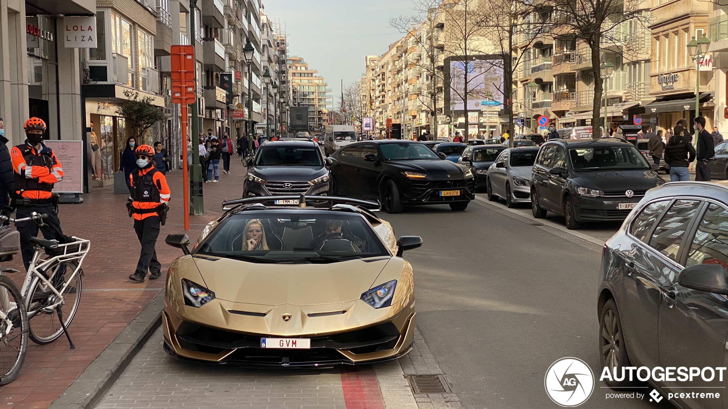 Lamborghini Aventador LP770-4 SVJ Roadster pakt volle aandacht in Knokke-Heist