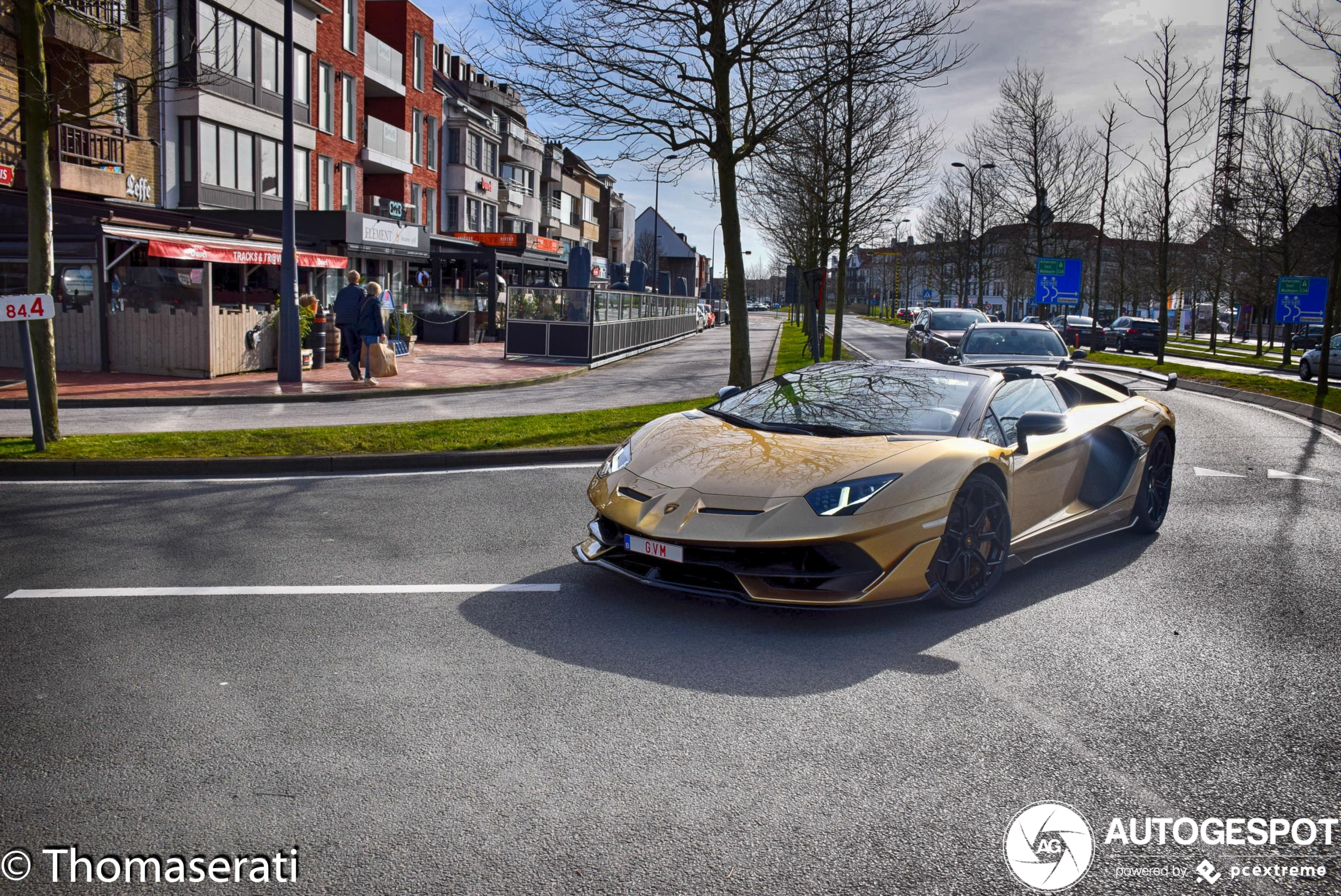 Lamborghini Aventador LP770-4 SVJ Roadster pakt volle aandacht in Knokke-Heist