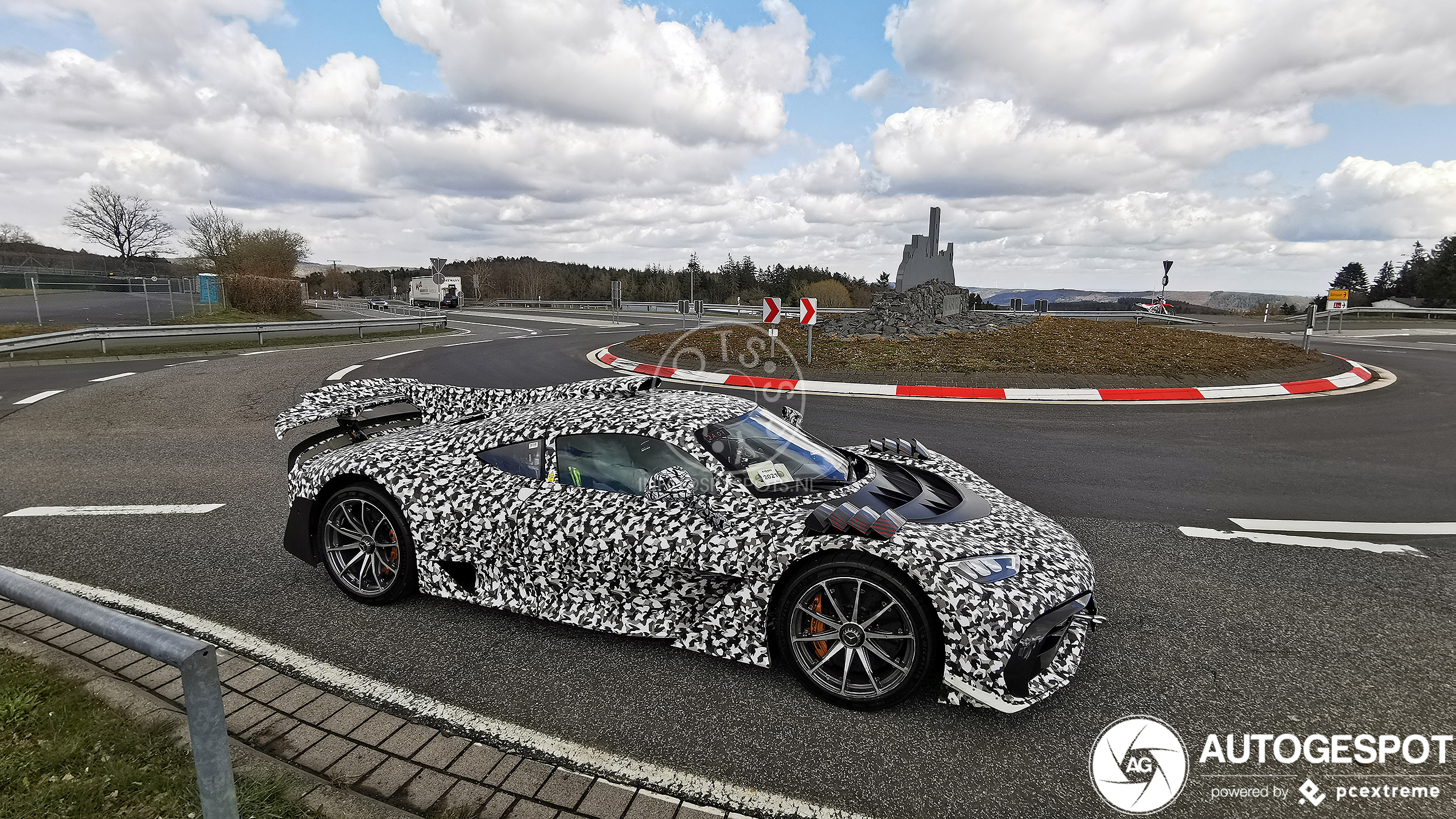 Mercedes-AMG Project One shows up at the Nürburgring