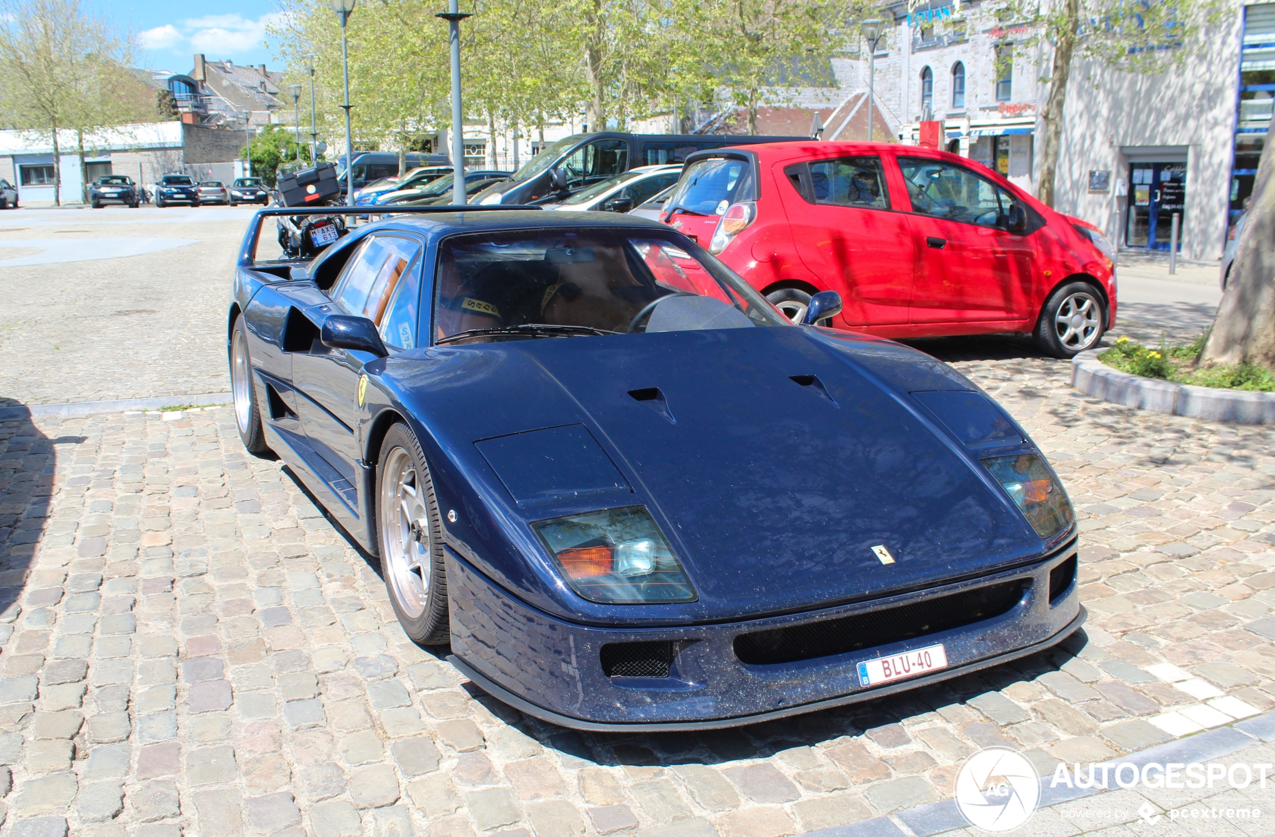 Ferrari F40 in Blu Pozzi is bijzonder