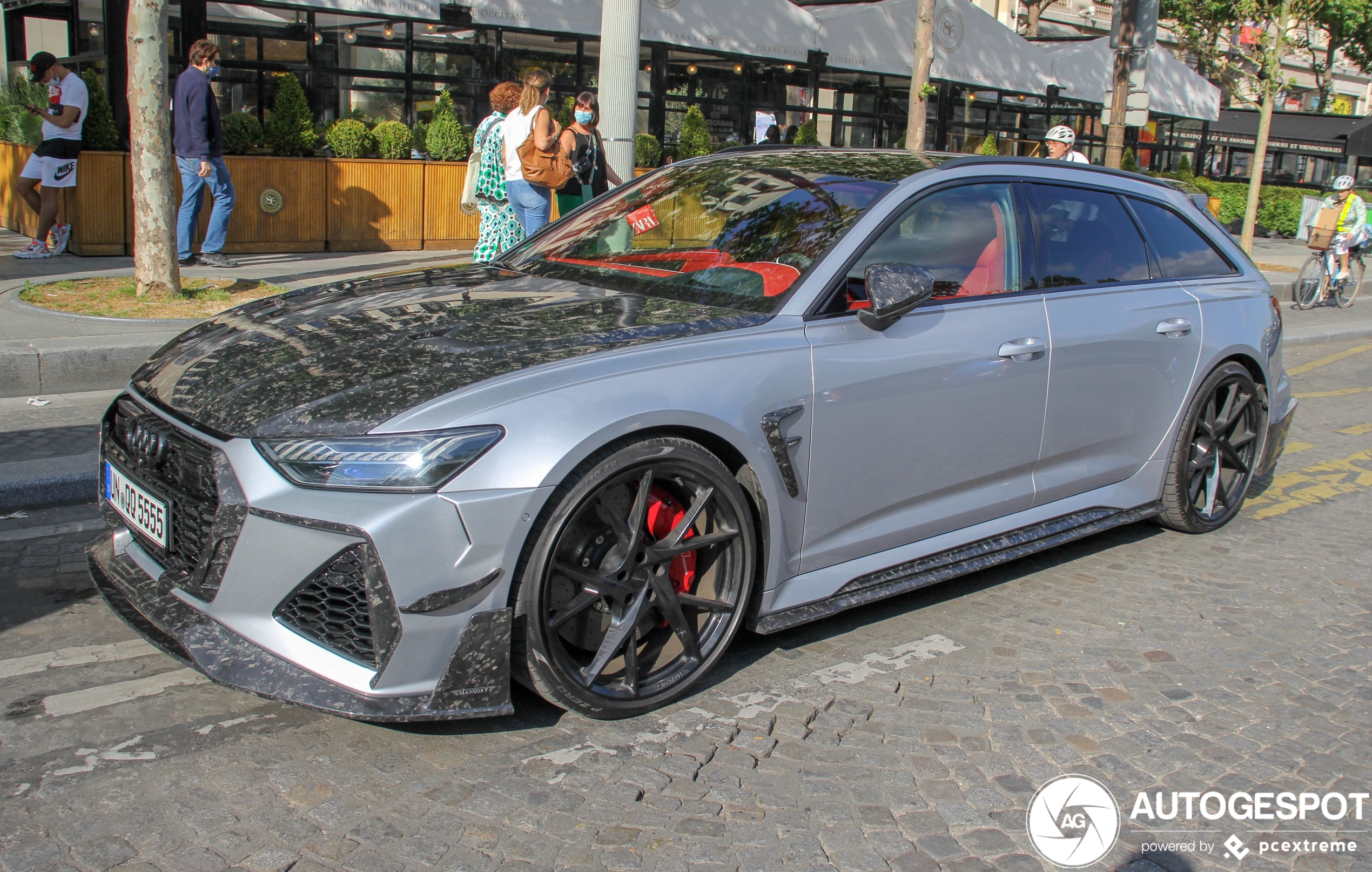 Audi RS6 Avant Mansory heeft al voor de derde keer ander kenteken