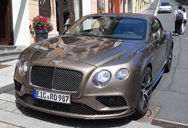 Bentley Continental GTC Speed 2016