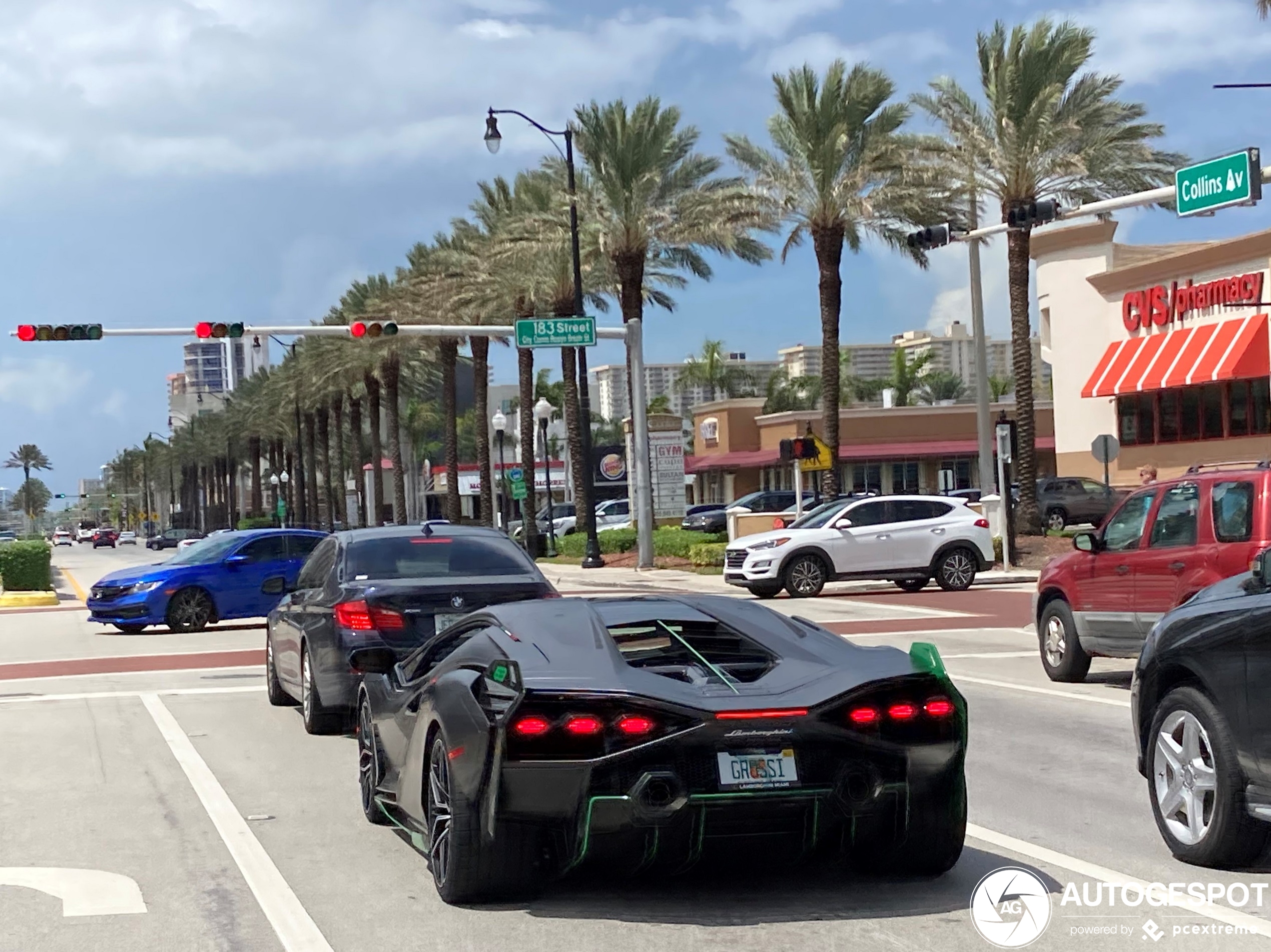 Lamborghini Sián FKP 37 schittert in Florida