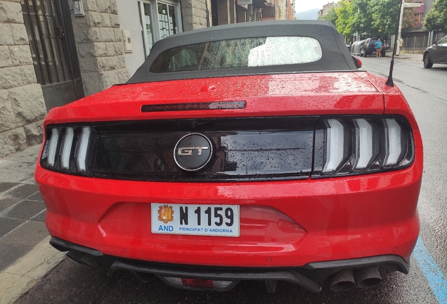 Ford Mustang GT Convertible 2018