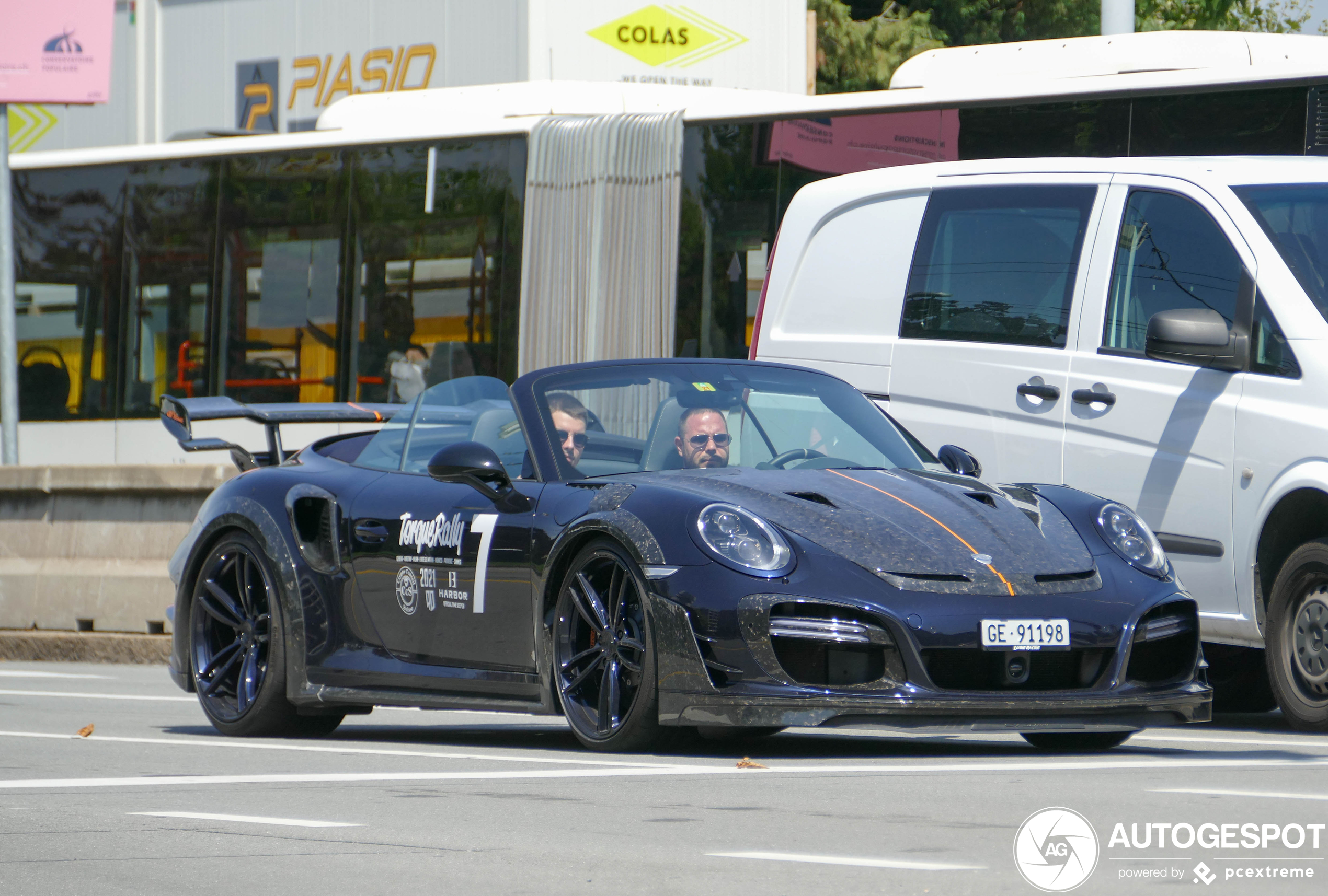 Porsche 991 Techart GT Street RS Cabriolet laat spierballen zien in Genève