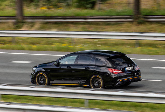 Mercedes-AMG CLA 45 Shooting Brake X117 Yellow Night Edition