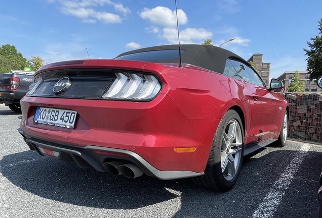 Ford Mustang GT Convertible 2018