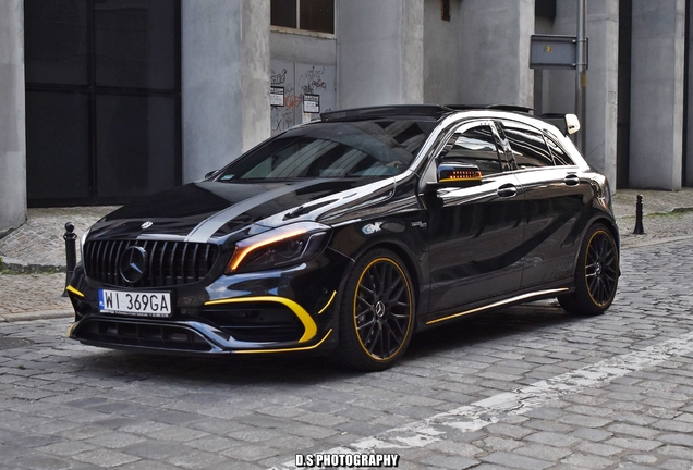 Mercedes-AMG A 45 W176 Yellow Night Edition