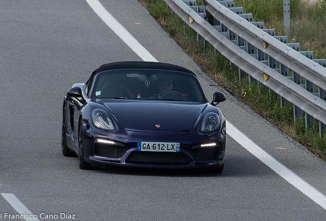 Porsche 981 Boxster Spyder