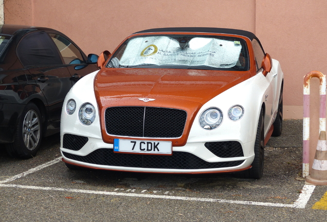 Bentley Continental GTC V8 S 2016 Orange Flame Mulliner